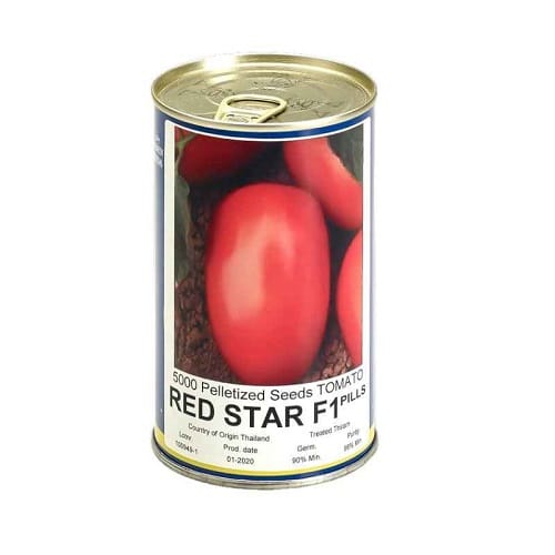 بذر گوجه فرنگی هیبرید رد استار استار سیدز قوطی ۵۰۰۰ عددی
